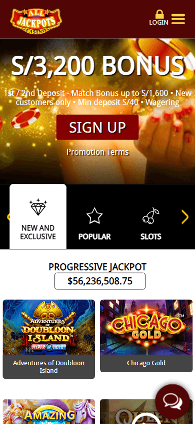 All Jackpots Casino Mobile screenshot